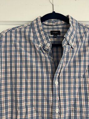 J Crew Cotton Plaid Shirt